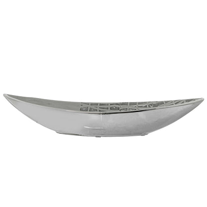 Alexandra House Living Centerpiece Silver 39 x 13 x 7.5 cm