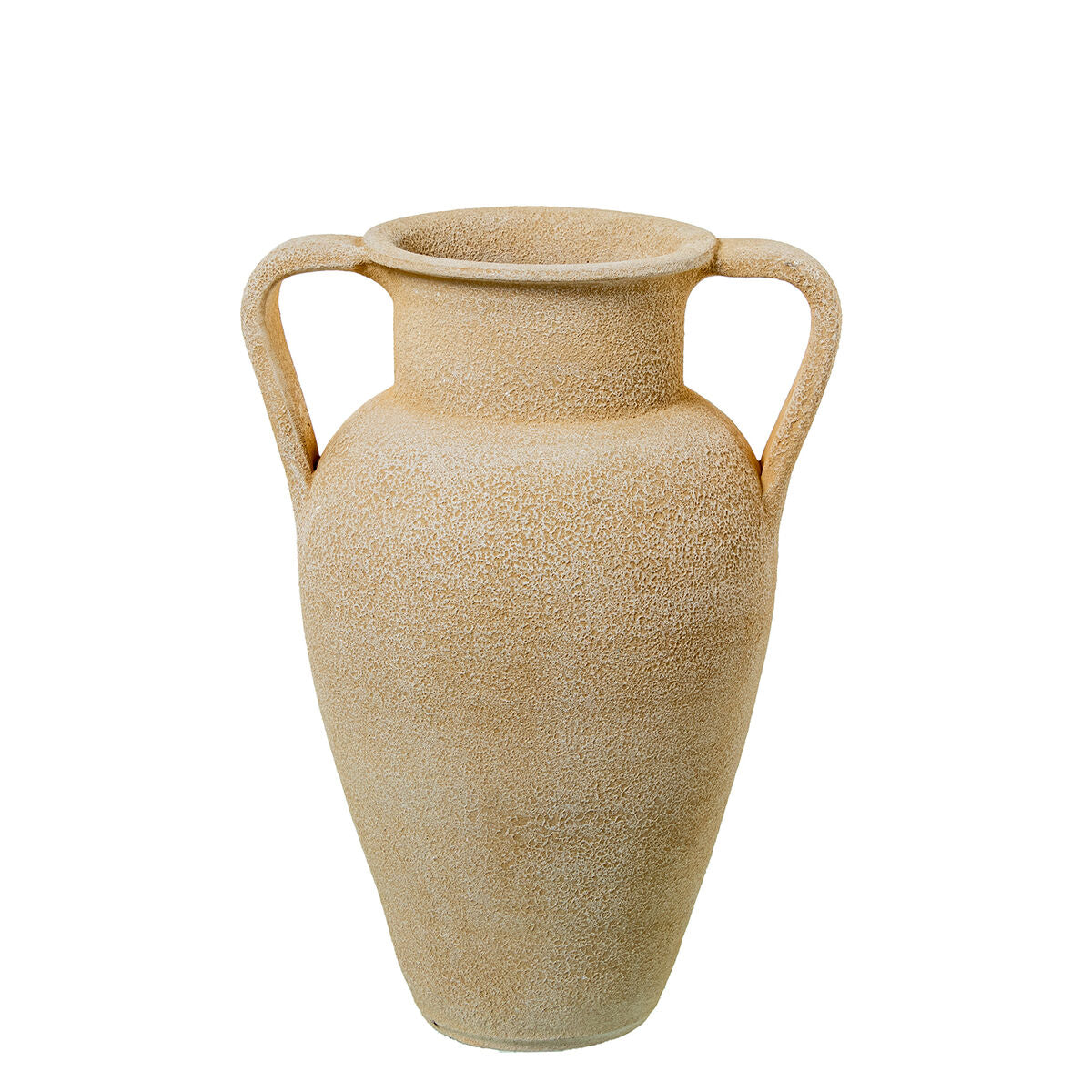 Alexandra House Living Cream Ceramic Vase