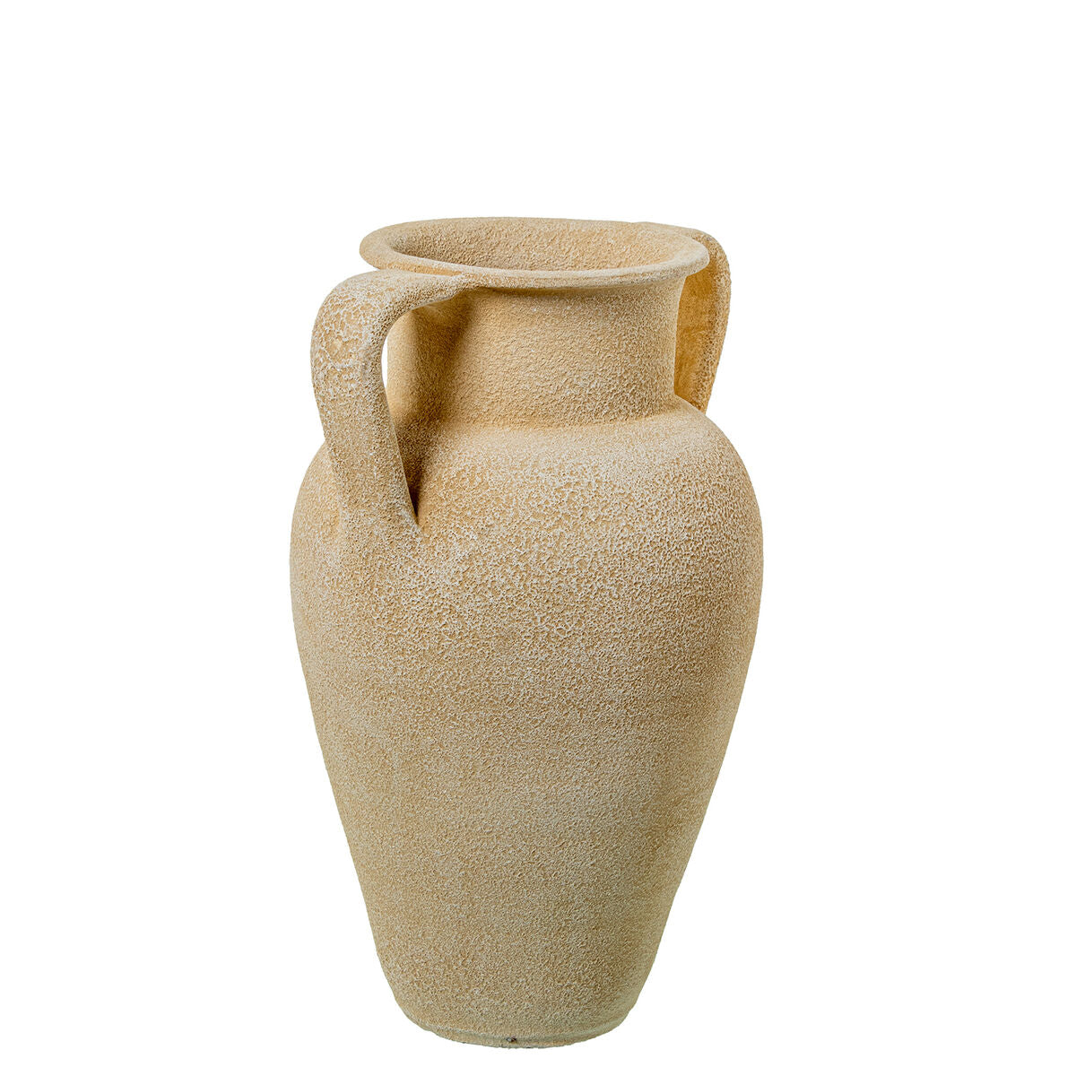 Alexandra House Living Cream Ceramic Vase