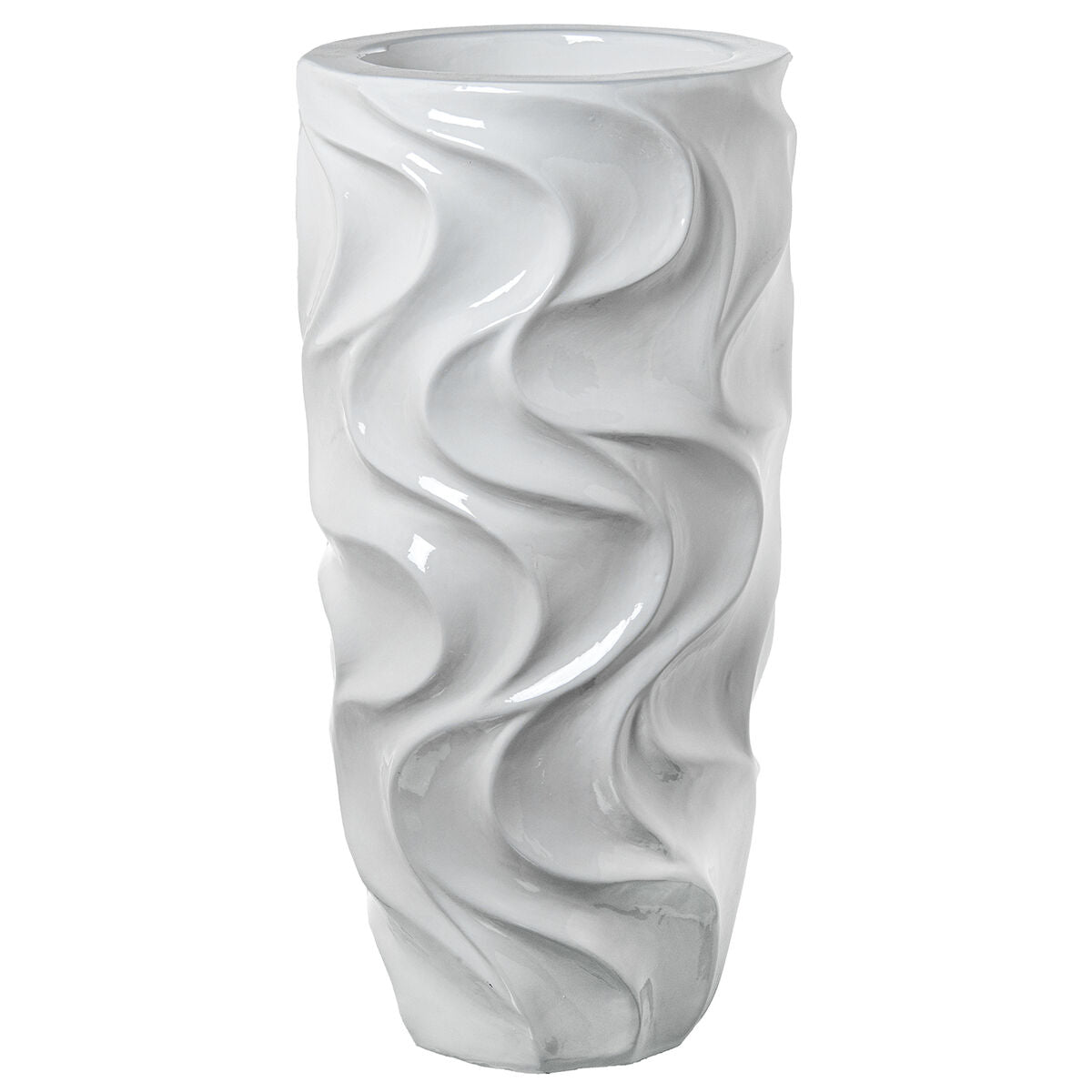 Alexandra House Living White Ceramic Vase