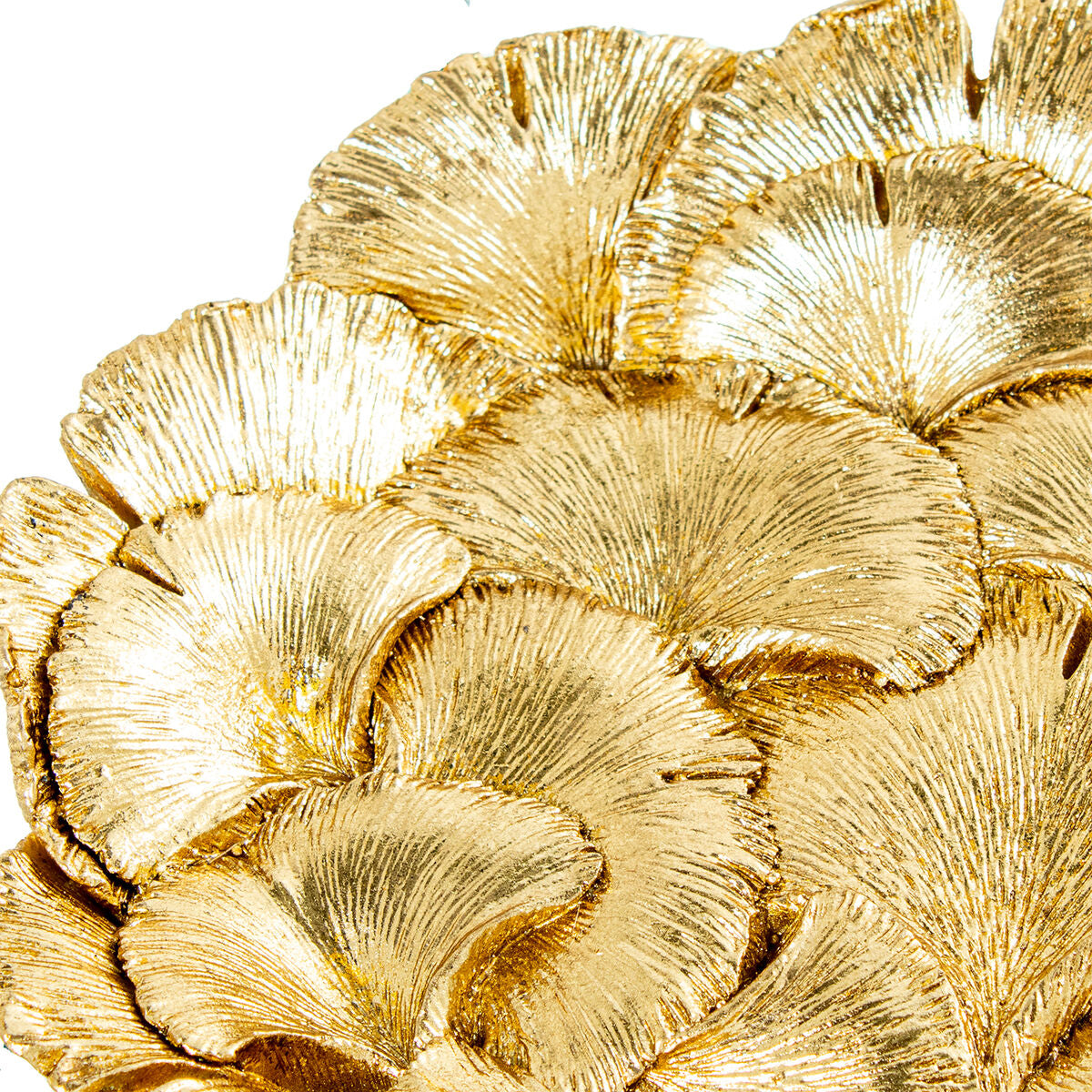 Alexandra House Living Centerpiece Gold Plastic Leaves 55 x 23 x 6 cm