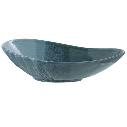 Alexandra House Living Centerpiece Blue Ceramic 27 x 37 x 11 cm