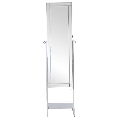 Alexandra House Living Freestanding Mirror White 46 x 36 x 158 cm