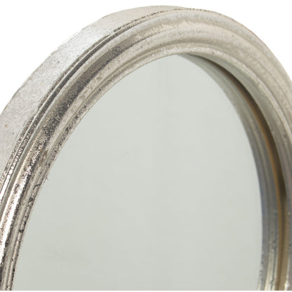 Alexandra House Living Wall Mirror Silver Metal Circles 2 x 24 x 41 cm