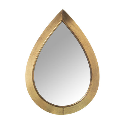 Alexandra House Living Gold Metal Drop Wall Mirror 4 x 53 x 36 cm