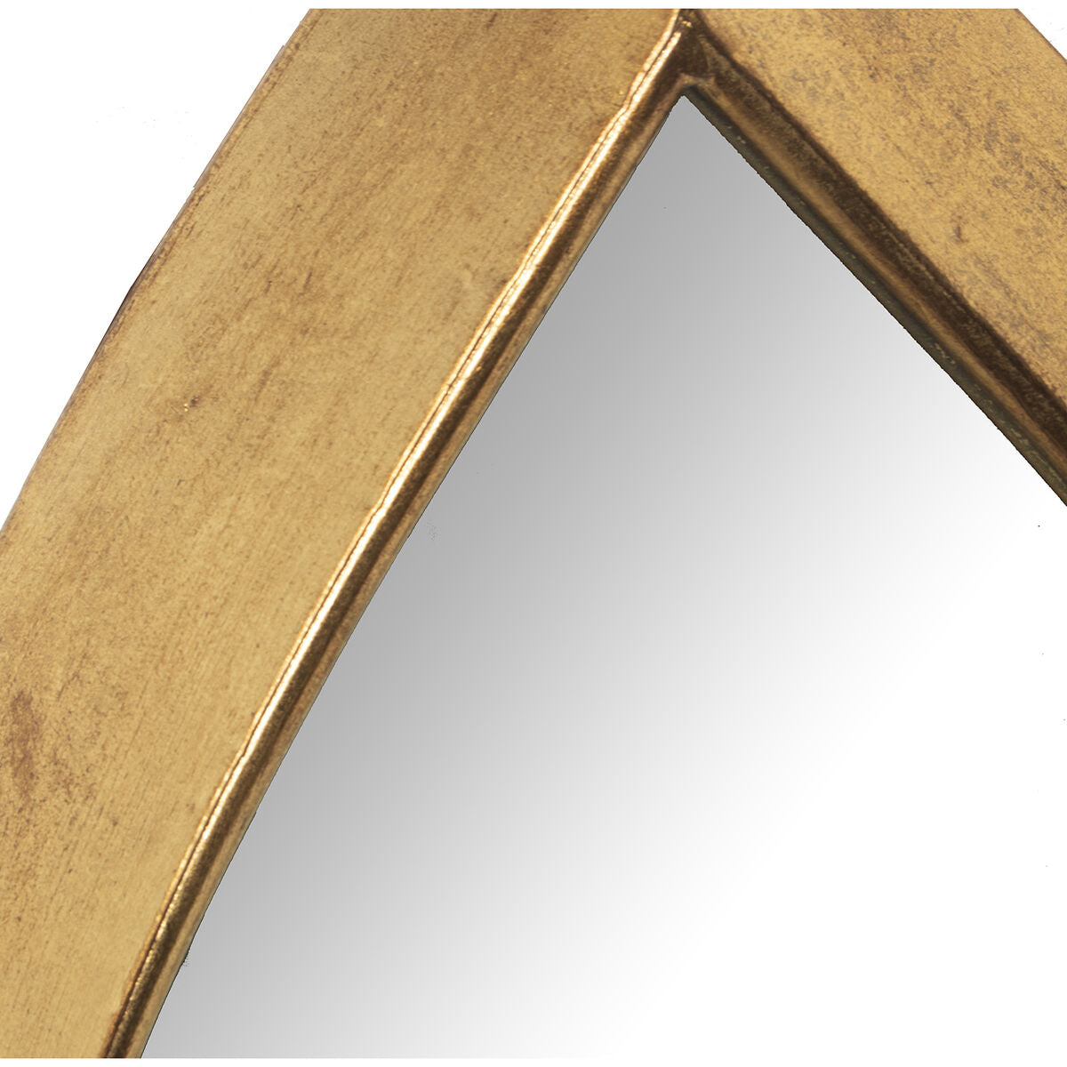 Alexandra House Living Gold Metal Drop Wall Mirror 4 x 53 x 36 cm