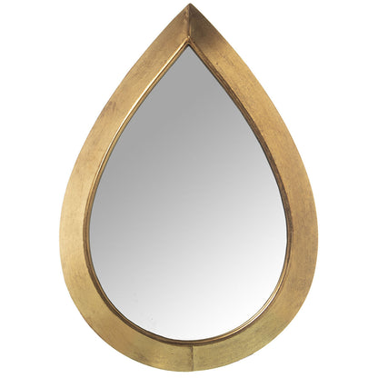 Alexandra House Living Gold Metal Drop Wall Mirror 5 x 60 x 46 cm