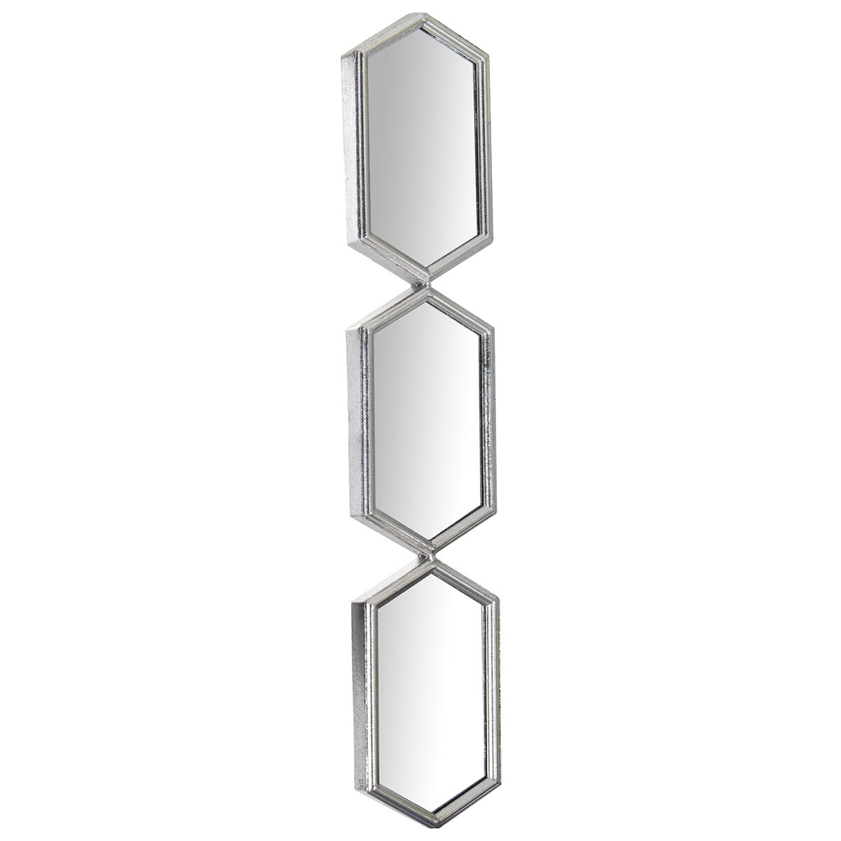 Alexandra House Living Wall Mirror Silver Metal 5 x 16 x 81 cm