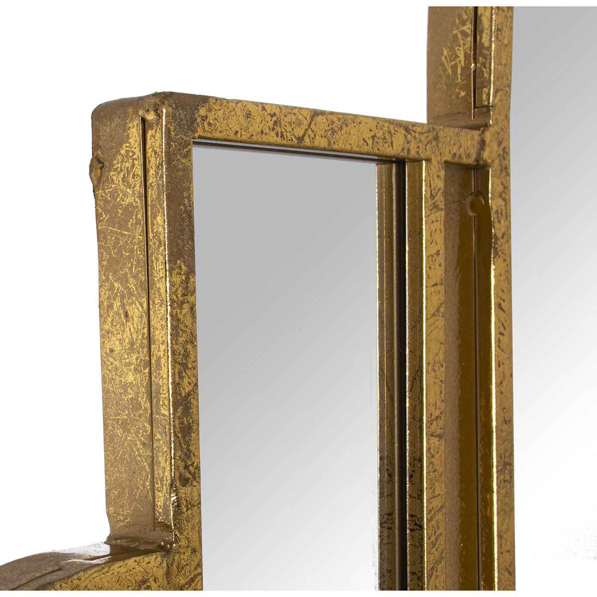 Alexandra House Living Wall Mirror Gold Metal 7 x 80 x 78 cm