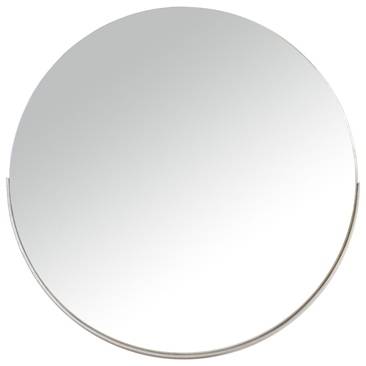 Alexandra House Living Wall Mirror Silver Metal 8 x 72 x 72 cm Round