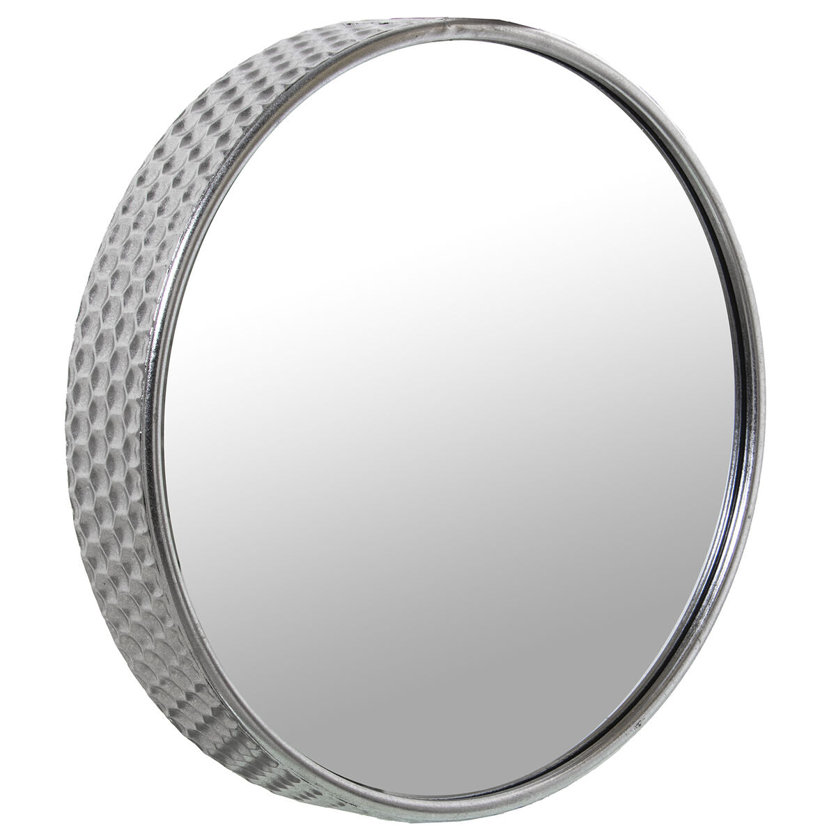 Alexandra House Living Wall Mirror Silver Metal 9 x 45 x 46 cm Round