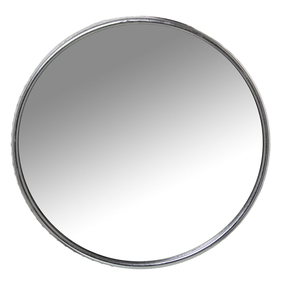 Alexandra House Living Wall Mirror Silver Metal 9 x 45 x 46 cm Round