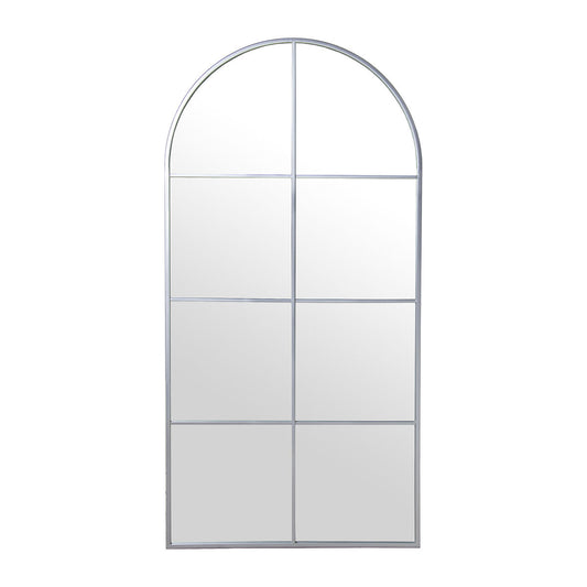 Espejo de pared Alexandra House Living Plateado Metal 7 x 149 x 77 cm