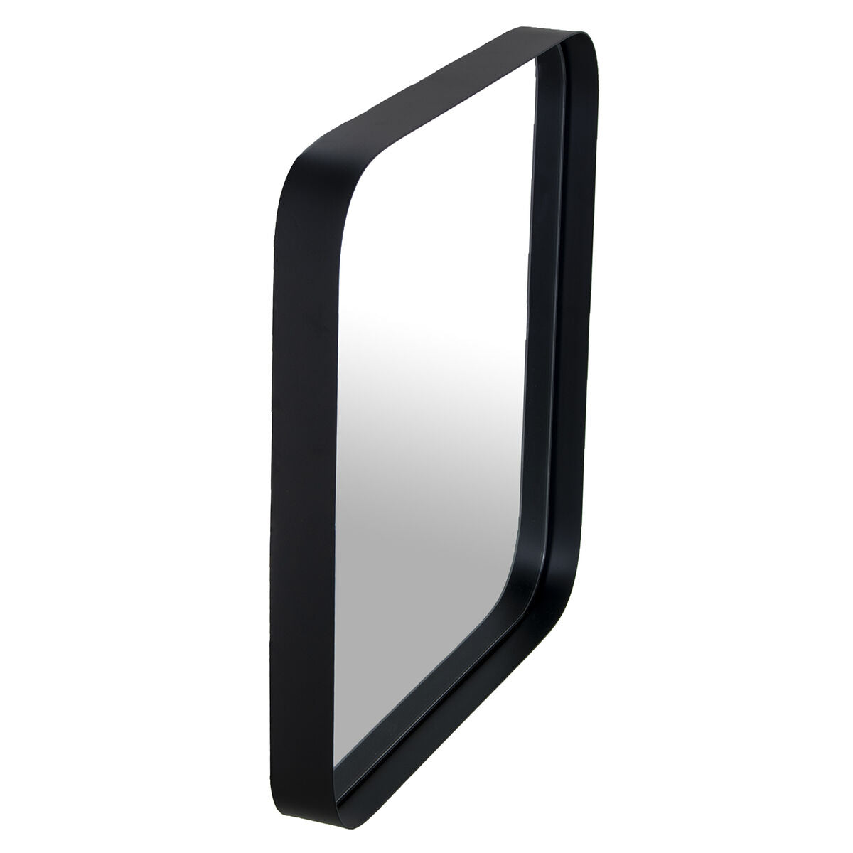 Espejo de pared Alexandra House Living Negro Metal 4 x 37 x 37 cm