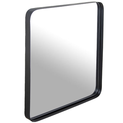 Alexandra House Living Wall Mirror Black Metal 4 x 54 x 54 cm