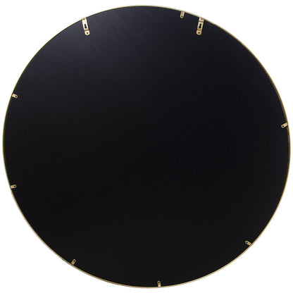 Alexandra House Living Wall Mirror Gold Metal 7 x 95 x 95 cm Round