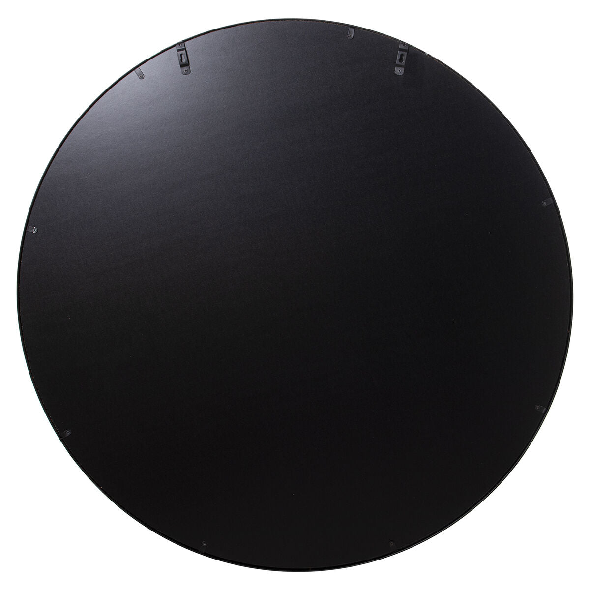 Alexandra House Living Wall Mirror Black Metal 7 x 95 x 95 cm Round