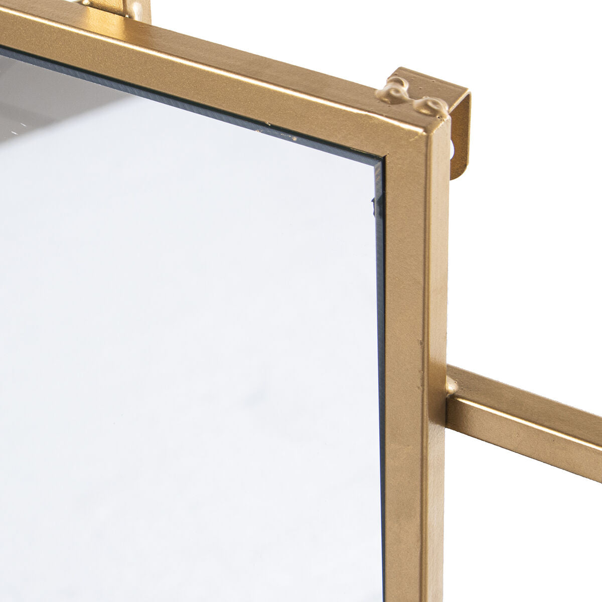 Alexandra House Living Gold Metal Wall Mirror 7 x 113 x 53 cm