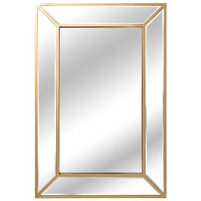 Alexandra House Living Wall Mirror Gold Wood 7 x 57 x 85 cm