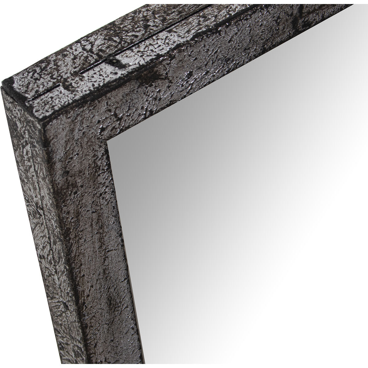 Alexandra House Living Wall Mirror Black Silver Metal Window 8 x 151 x 79 cm