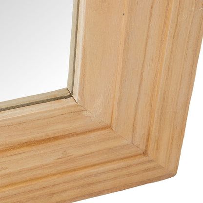 Alexandra House Living Wood Window Wall Mirror