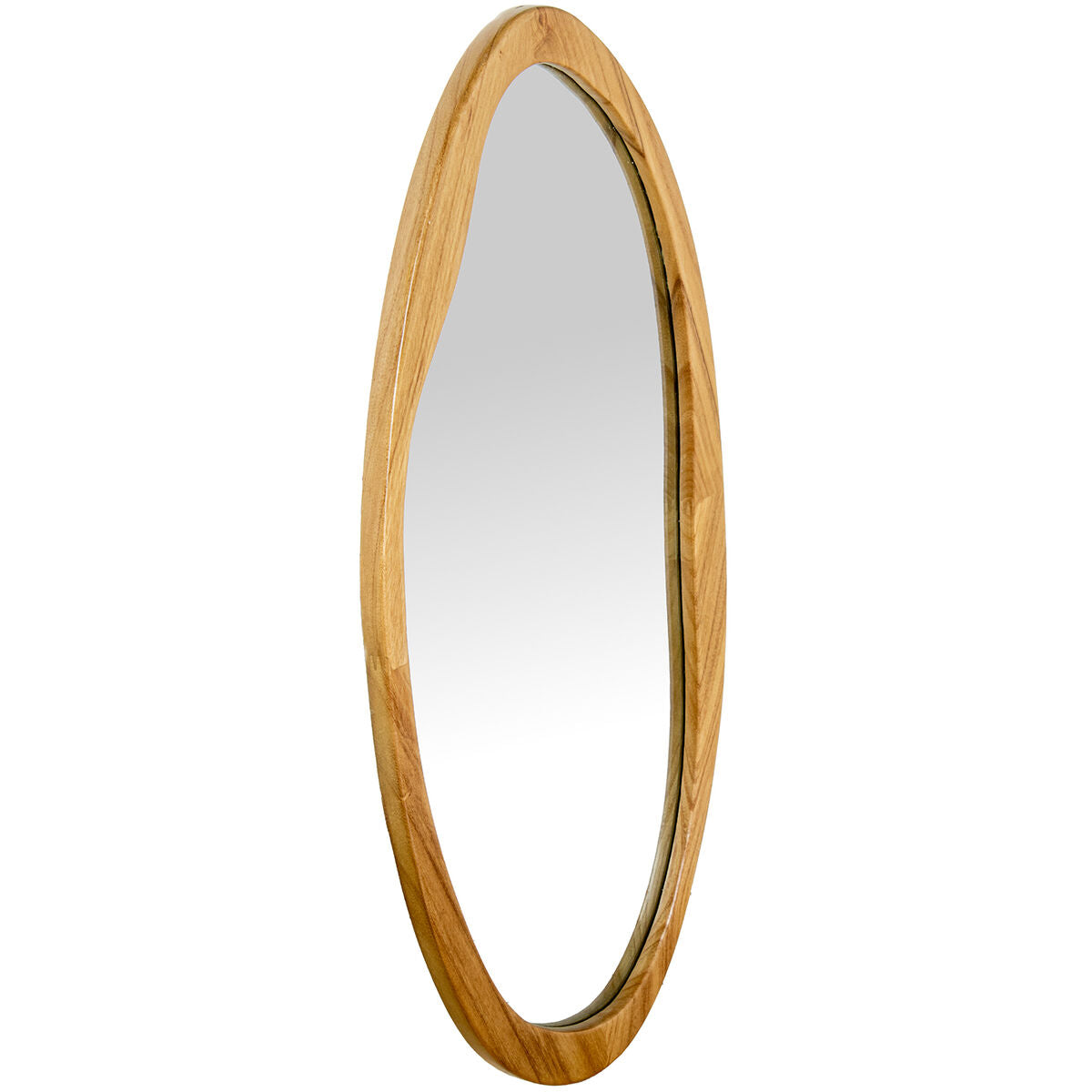 Alexandra House Living Natural Wood Wall Mirror 45 x 2.5 x 90 cm