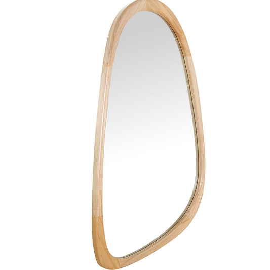 Alexandra House Living Natural Wood Wall Mirror 60 x 2.5 x 90 cm