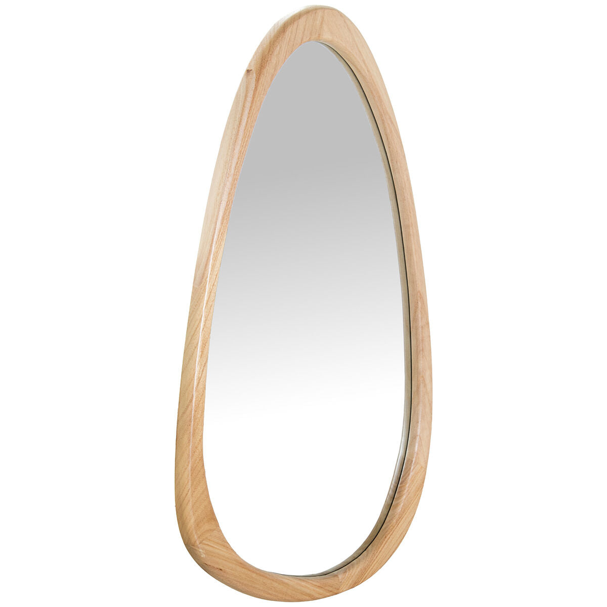 Alexandra House Living Natural Wood Wall Mirror 50 x 2.5 x 80 cm