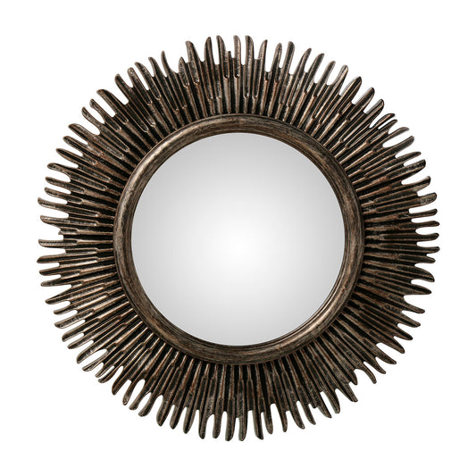 Alexandra House Living Wall Mirror Dark Grey Plastic 5 x 54 x 59 cm Round