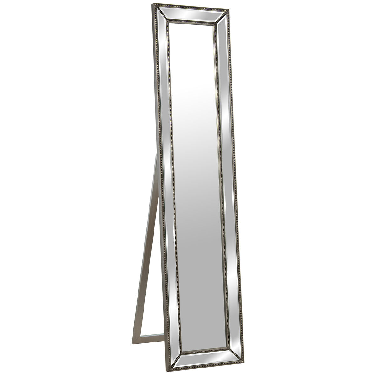 Alexandra House Living Silver Free Standing Mirror 6 x 38 x 157 cm