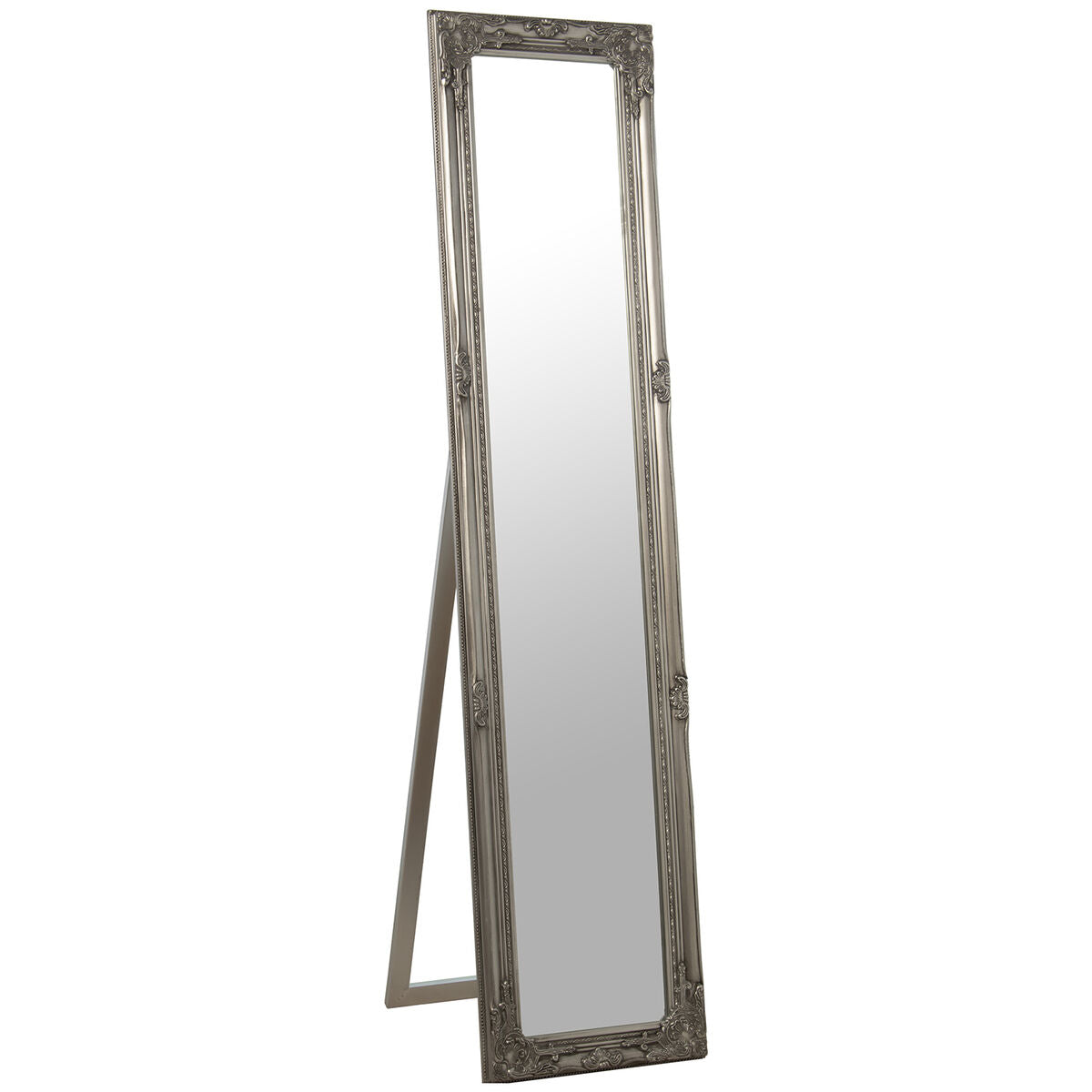 Alexandra House Living Silver Free Standing Mirror 6 x 38 x 157 cm