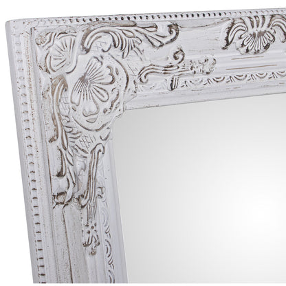 Alexandra House Living Freestanding Mirror White 6 x 39 x 156 cm Distressed