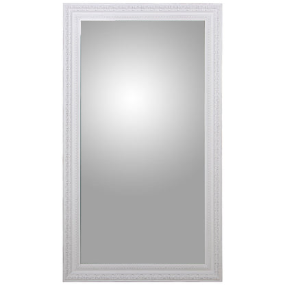 Espejo de pared Alexandra House Living Blanco Madera Desgastado 8 x 87 x 150 cm