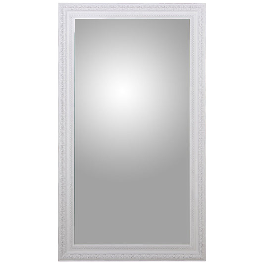 Espejo de pared Alexandra House Living Blanco Madera Desgastado 8 x 87 x 150 cm