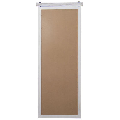 Alexandra House Living Wall Mirror White Wood 5 x 47 x 155 cm