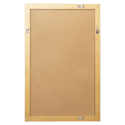 Espejo de pared Alexandra House Living Dorado Madera Ventana 5 x 101 x 65 cm