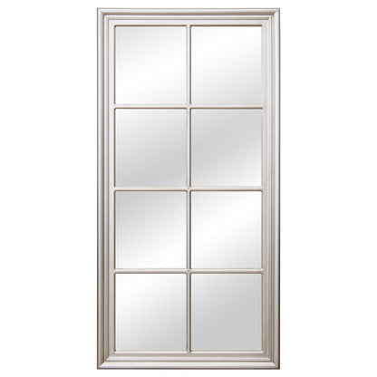 Espejo de pared Alexandra House Living Plateado Madera Ventana 5 x 78 x 150 cm