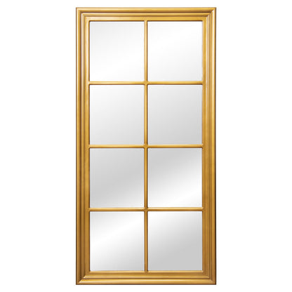 Espejo de pared Alexandra House Living Dorado Madera Ventana 5 x 78 x 150 cm