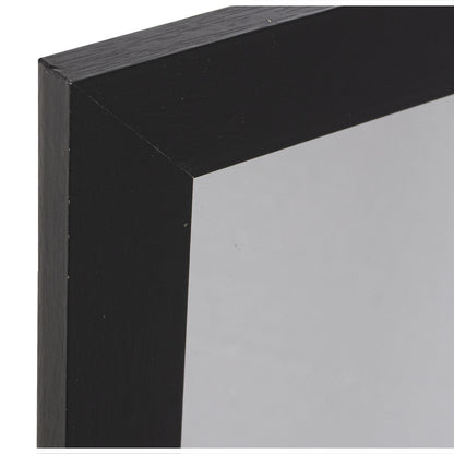 Alexandra House Living Wall Mirror Black Wood 1 x 67 x 49 cm