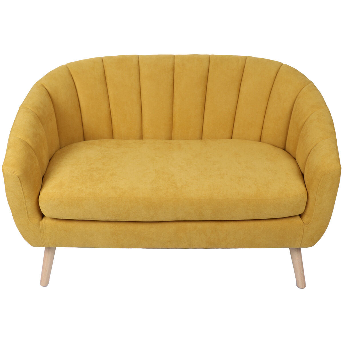 Alexandra House Living Mustard Sofa 127 x 73 x 76 cm