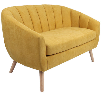 Alexandra House Living Mustard Sofa 127 x 73 x 76 cm