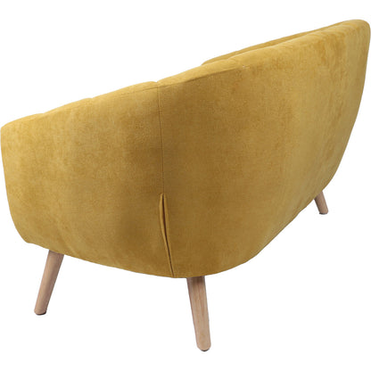 Alexandra House Living Mustard Sofa 127 x 73 x 76 cm