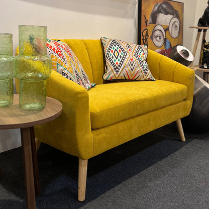 Alexandra House Living Mustard Sofa 127 x 73 x 76 cm