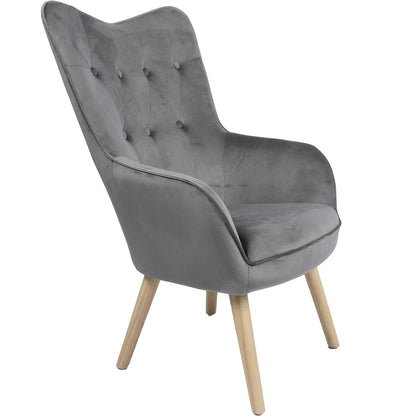 Sillón Alexandra House Living Gris 65 x 99 x 71 cm