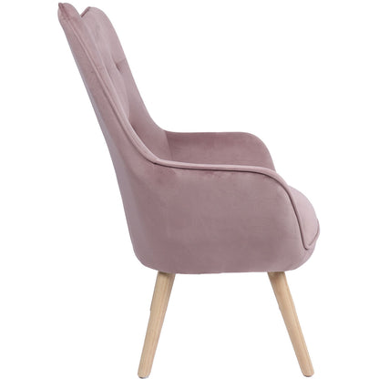 Sillón Alexandra House Living Rosa 65 x 99 x 71 cm