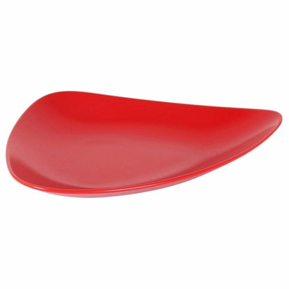 Inde Red Flat Plate 31 x 25 x 4 cm (6 Units)