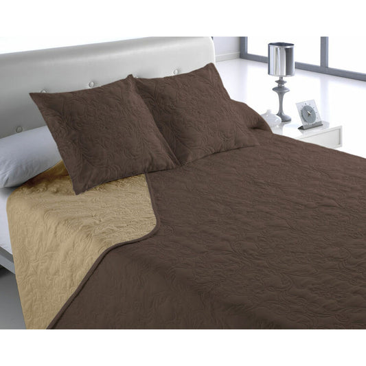 Colcha Hosteline VEGAS Marrón Cama de 105 (2 Piezas)