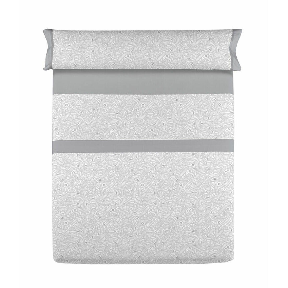 D'Or VALENTINA Grey Sheet Set 105cm Bed