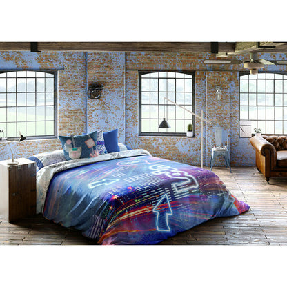 Lois NIGHT Duvet Cover P. Blue 144 Thread Count 240 x 230 cm