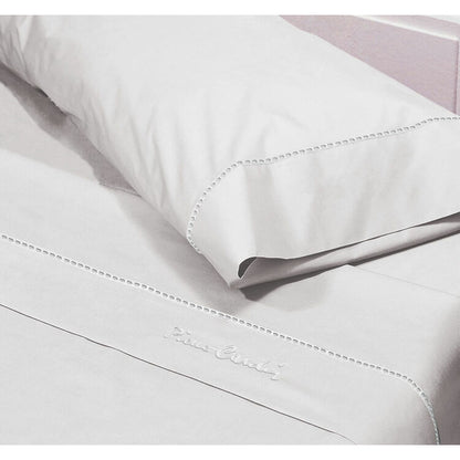 Pierre Cardin ARCADIA White Sheet Set 105 Bed